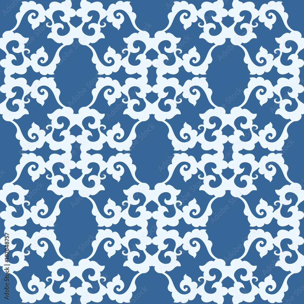Fototapeta premium Abstract seamless floral pattern
