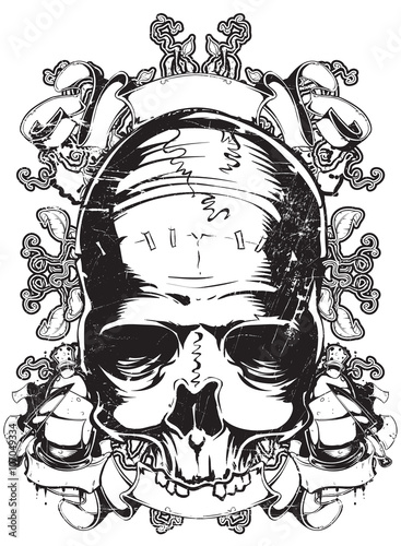 Sad skull