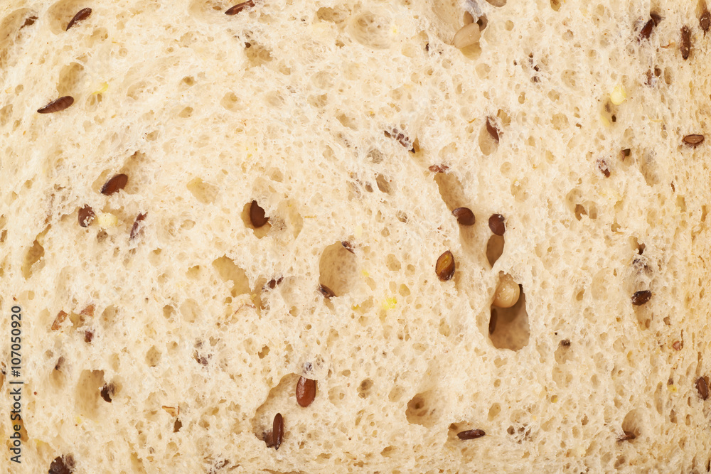 White bread's texture