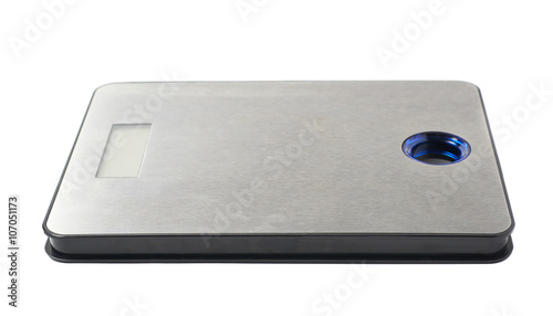 Digital kitchen scales isolated