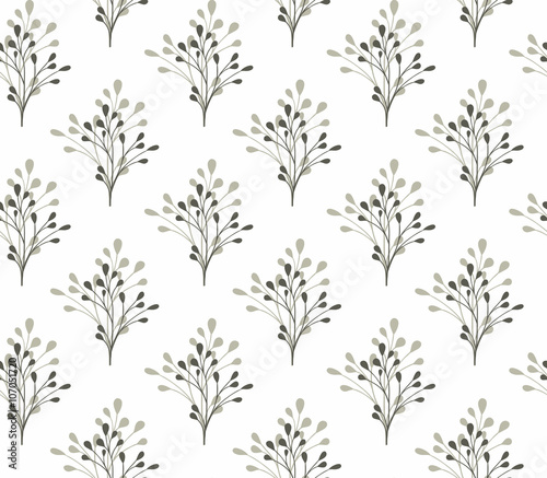 Seamless pattern with grass.