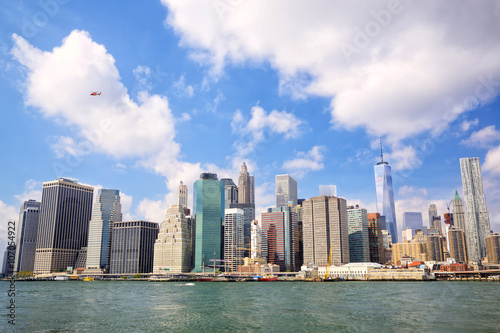 New York City downtown skyline  Lower Manhattan