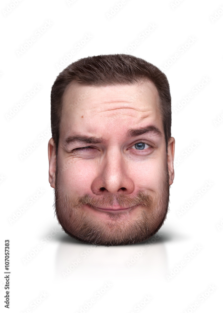 Obraz premium Funny cartoon portrait