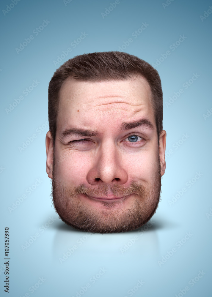 Obraz premium Funny cartoon portrait