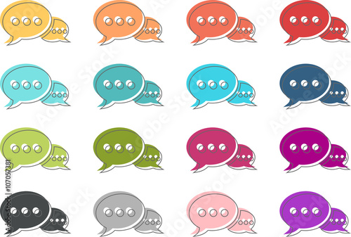 Bulle de dialogue et réseau