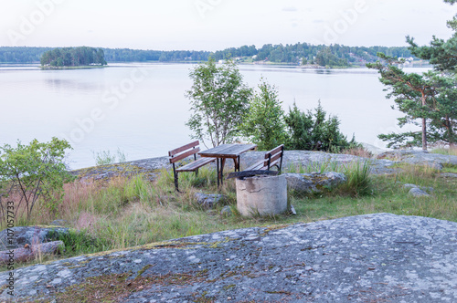 Badholme i Stockholms skärgård photo