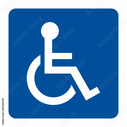 Disabled sign photo