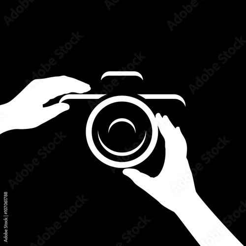 vector logo for photographer