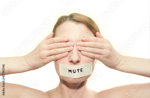 no see, no speak girl