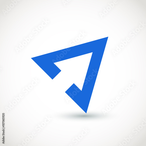 Arrow logo. Vector