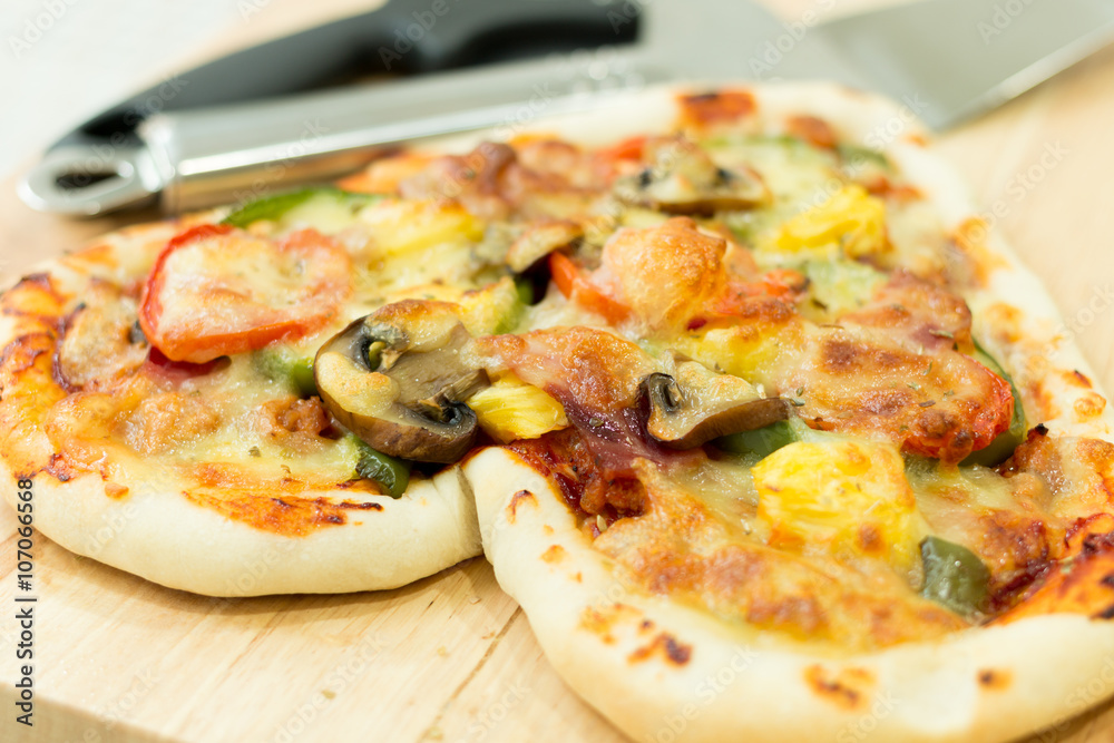 Heart shaped pizza Heart shaped pizza