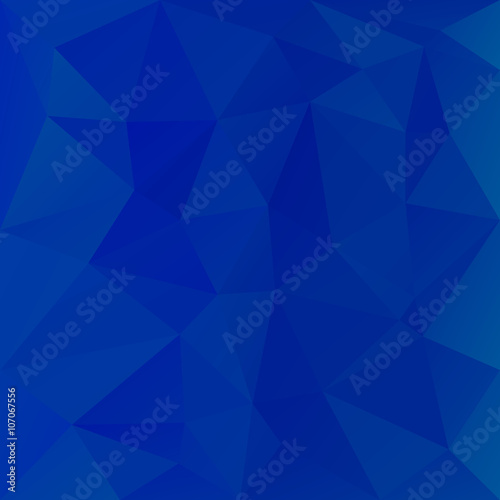 vector abstract irregular polygon background with a triangular pattern in sky blue colors