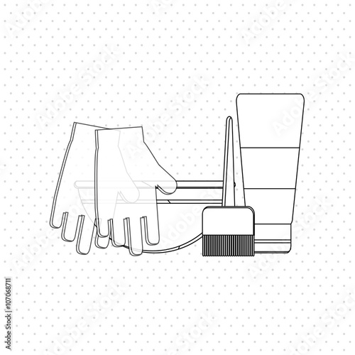 Hair salon design, vector illustration