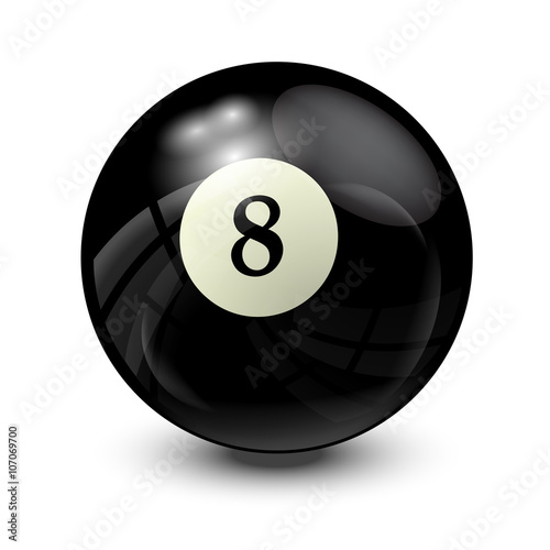 billiard ball 8