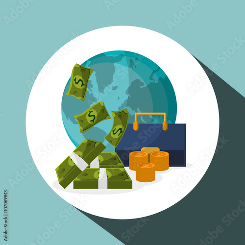 Wallpaper Mural Money icon design , vector illustration Torontodigital.ca