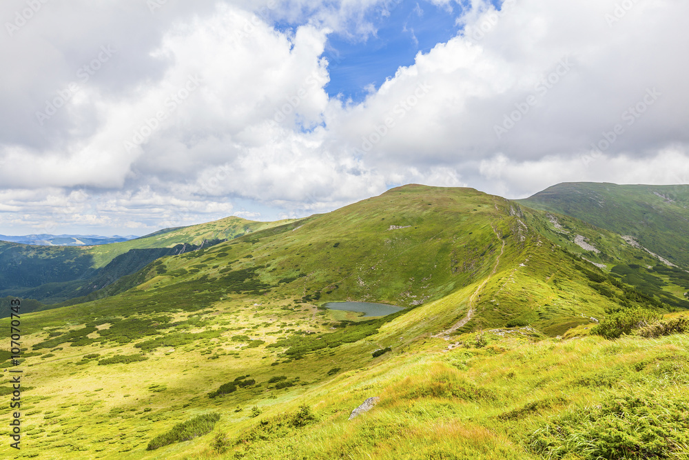 landscape of the Lake Nesamovyte