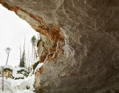 entrance to the cave photo
