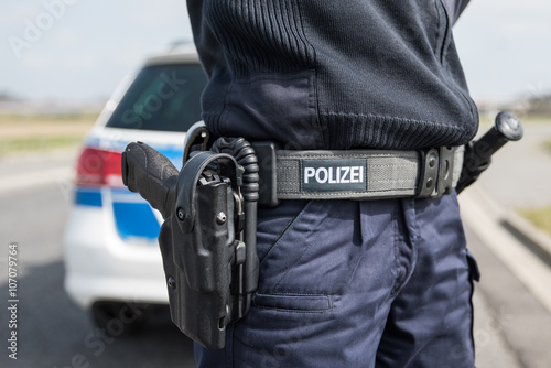 Obraz na płótnie Polizeikontrolle