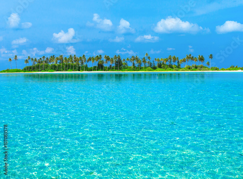 beach with  Maldives