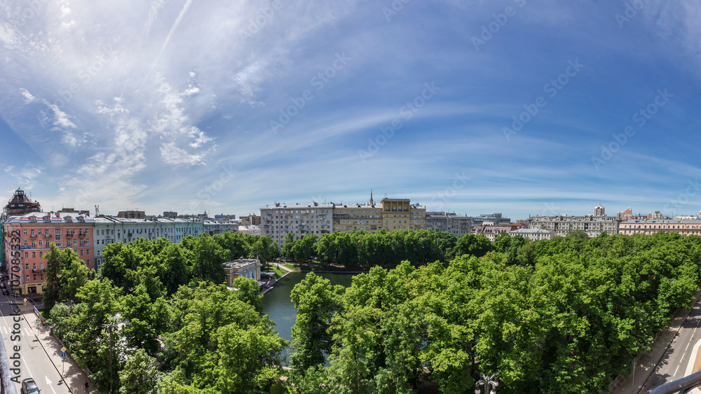 Patriarch's Ponds,  panoramic views from a height