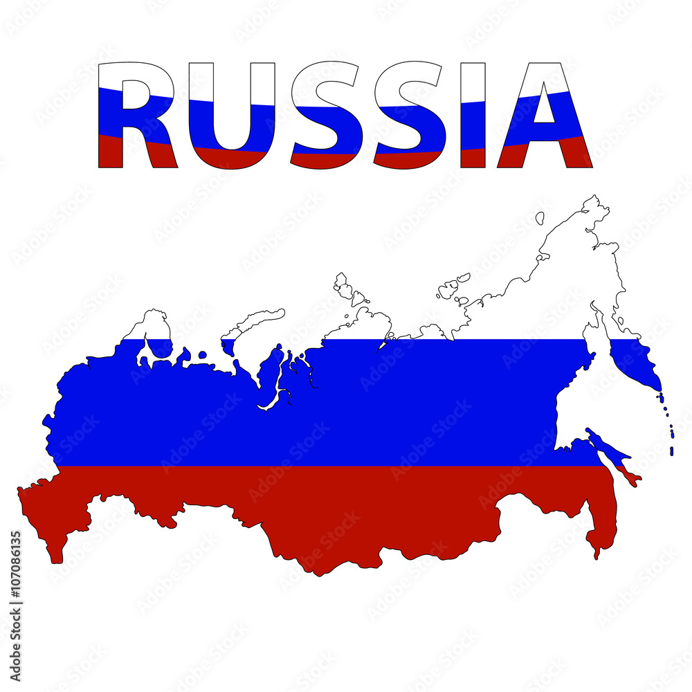 Obraz premium vector of Russia