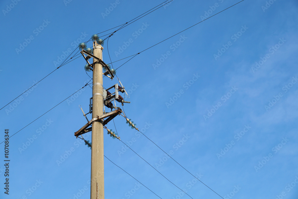 electric pole electric pole