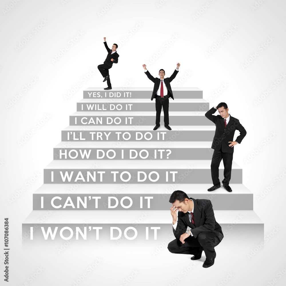 Fototapeta premium Which business steps are you now?