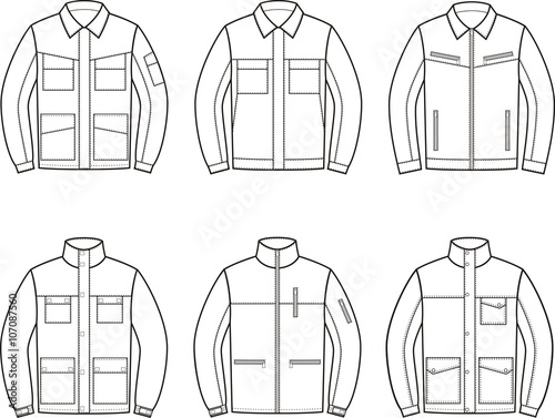 Work jacket set