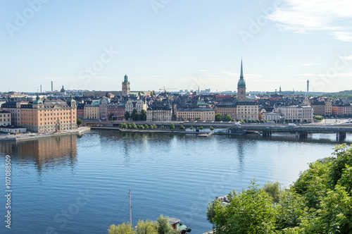 Utsikt över från en utkiksplats på Söders höjder photo