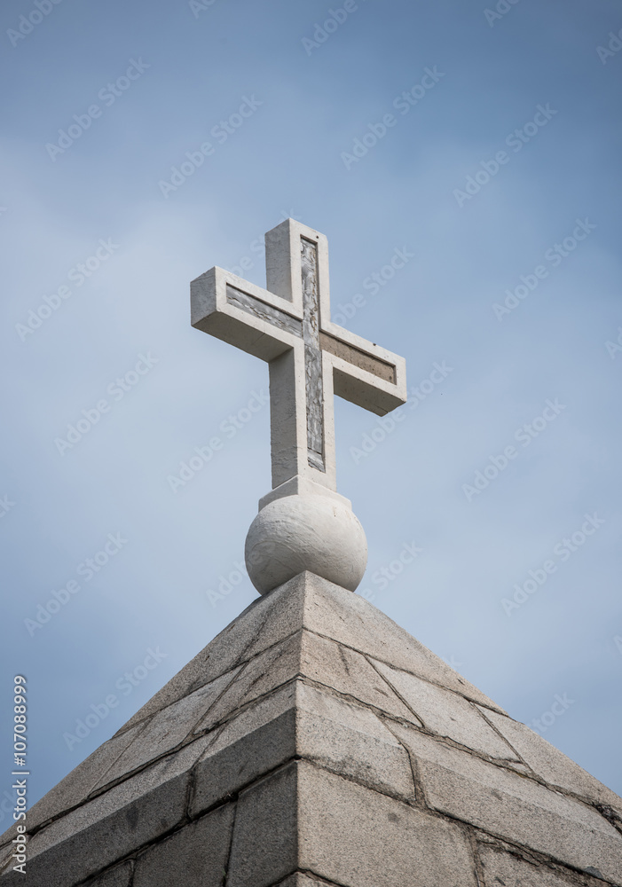 Christian cross, concept of religion Christian cross, concept of religion