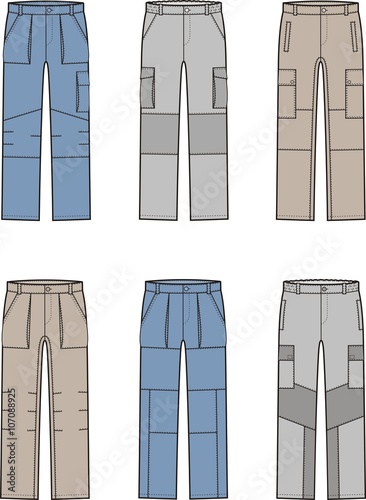 Work pants set