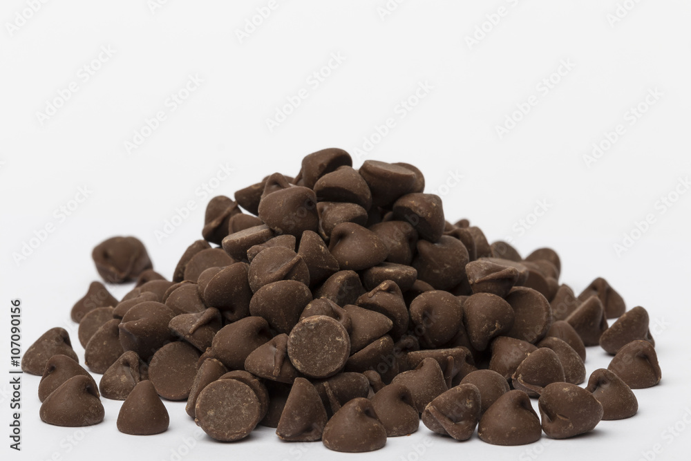 Fototapeta Chocolate Chips Pile