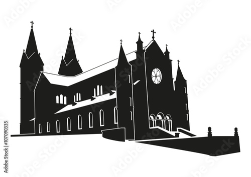 Силуэт церкви