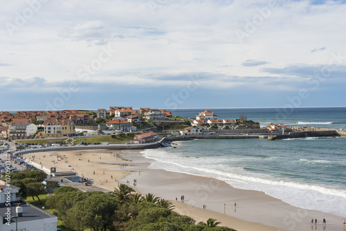 View of Comillas  Cantabria  Spain.