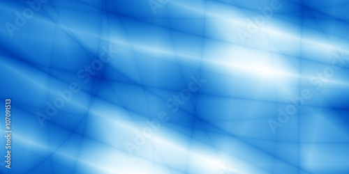 Wide screen blue magic technology abstract background