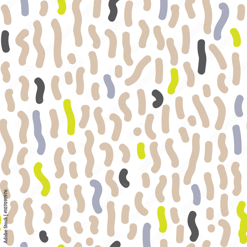 Seamless pattern with dashed lines