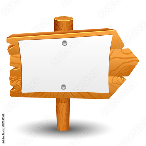 Wooden sign, post, icon, symbol, label