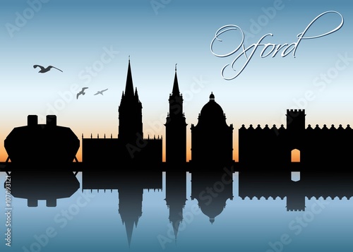 Oxford UK skyline