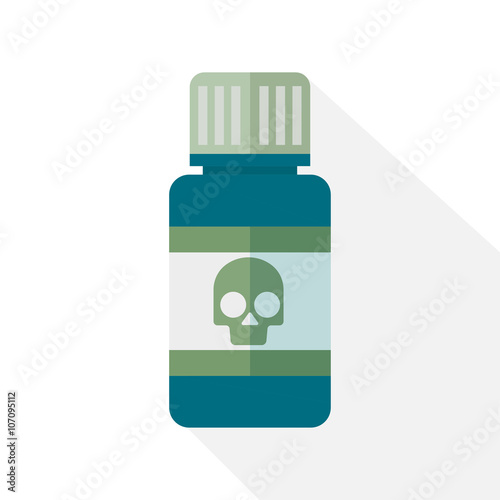 Vector Bottle of Poison icon
