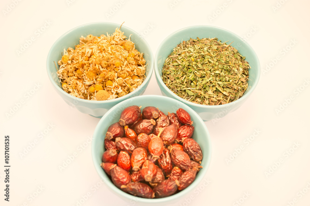 Bowls tea herb Bowls tea herb