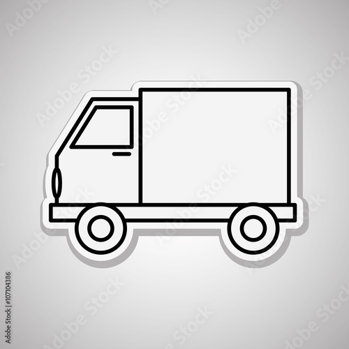 Delivery icon design, vector illustration