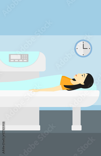Magnetic resonance imaging.