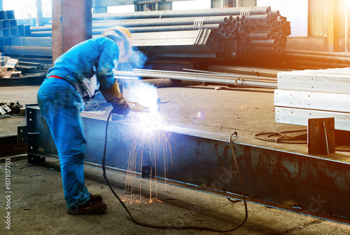 Tableau sur toile welding with mig-mag method