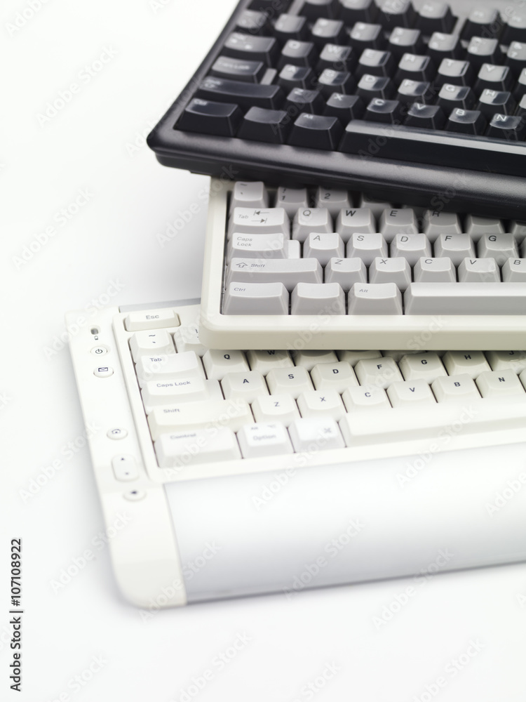 white black and grey gray computer keyboard white black and grey gray computer keyboard