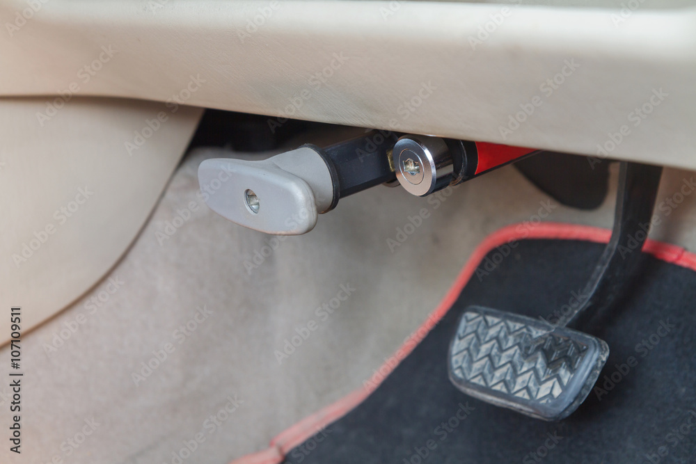 Tool for lock brake pedal of the car Tool for lock brake pedal of the car