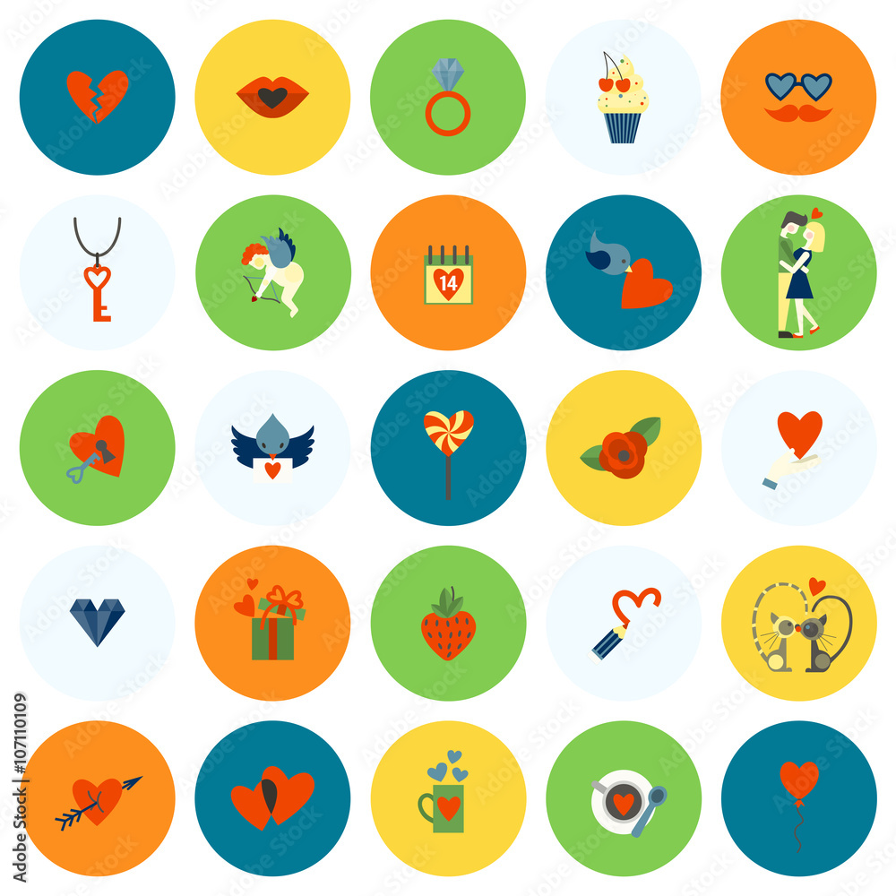 Happy Valentines Day Icons Happy Valentines Day Icons