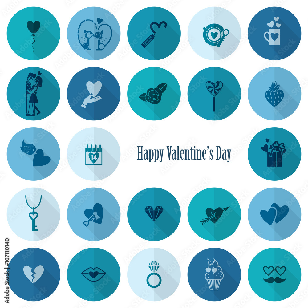 Happy Valentines Day Icons Happy Valentines Day Icons