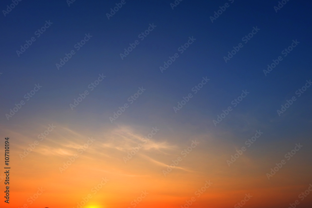 sunset background sky