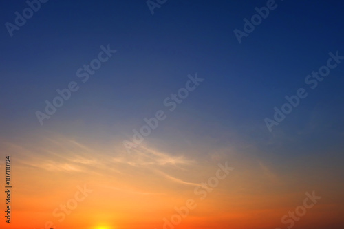 Fototapeta Naklejka Na Ścianę i Meble -  sunset background sky
