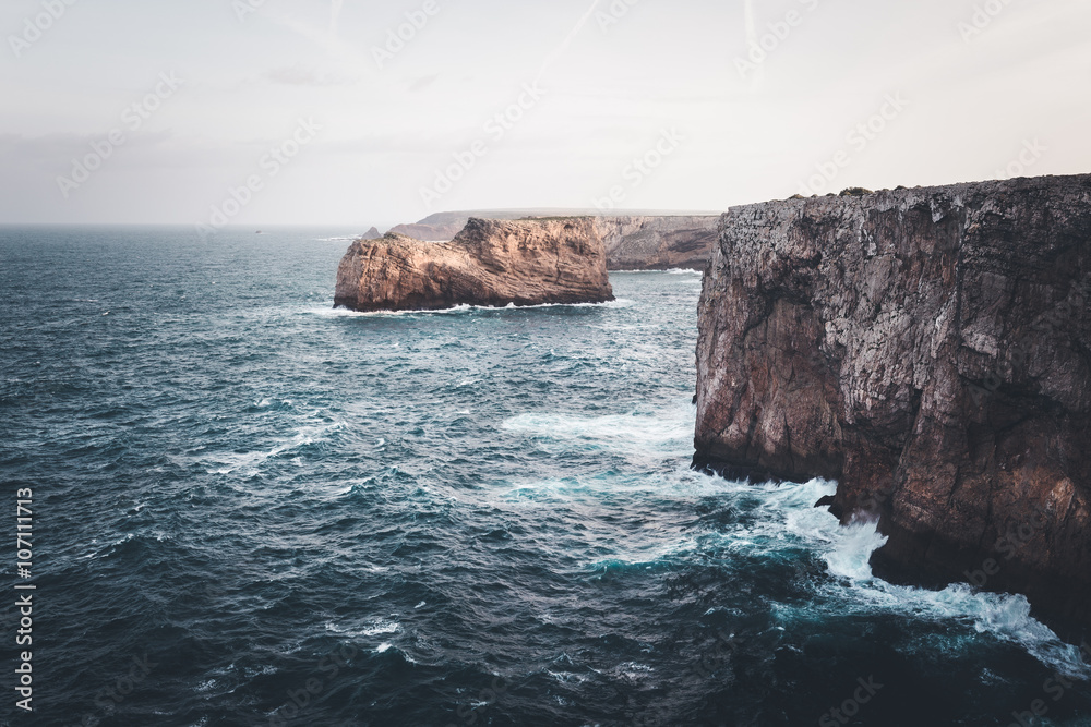 Atlantic ocean cliffs